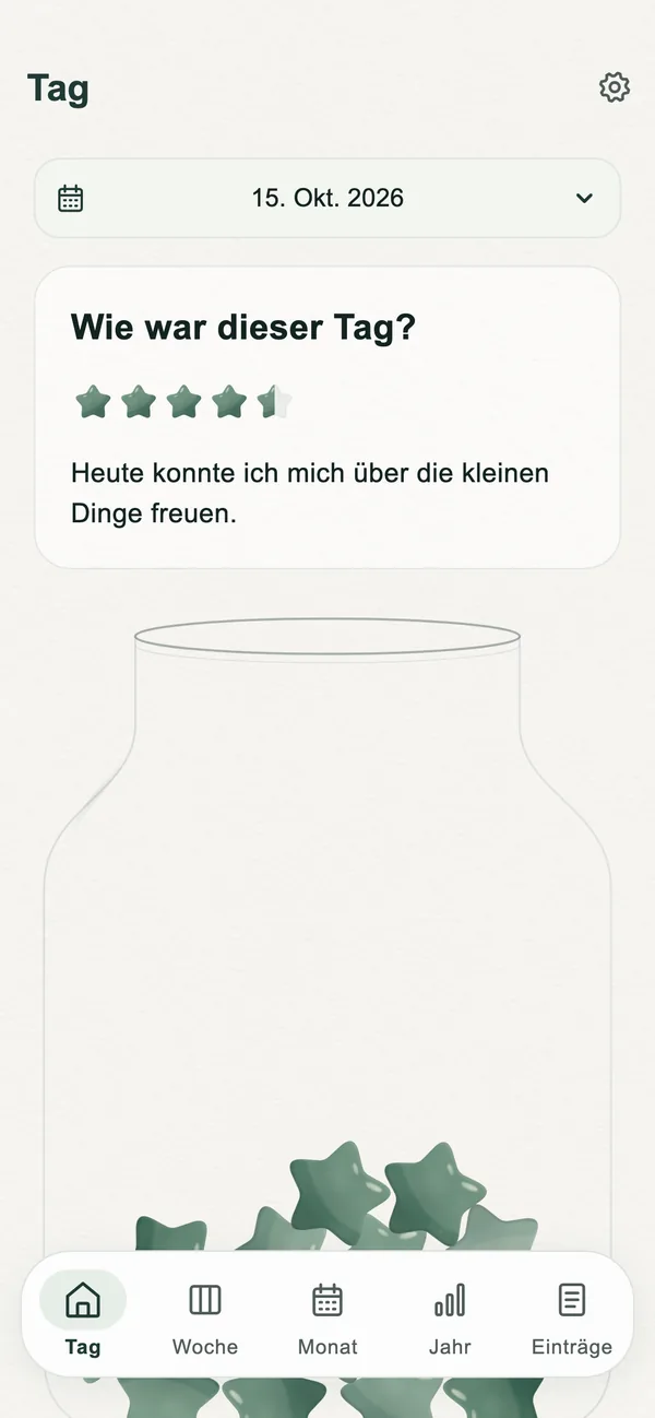 Heutige Sterne und ein paar Worte