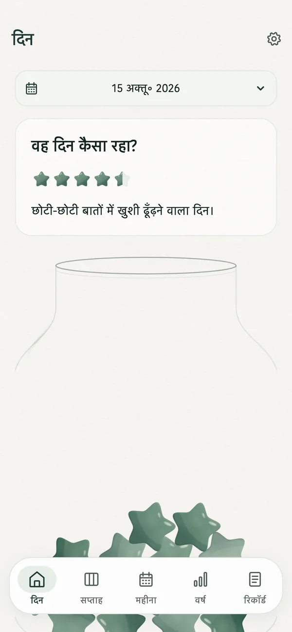 आज के सितारे और कुछ शब्द