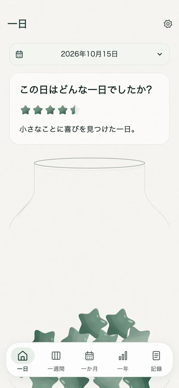 今日の星と、ひとこと