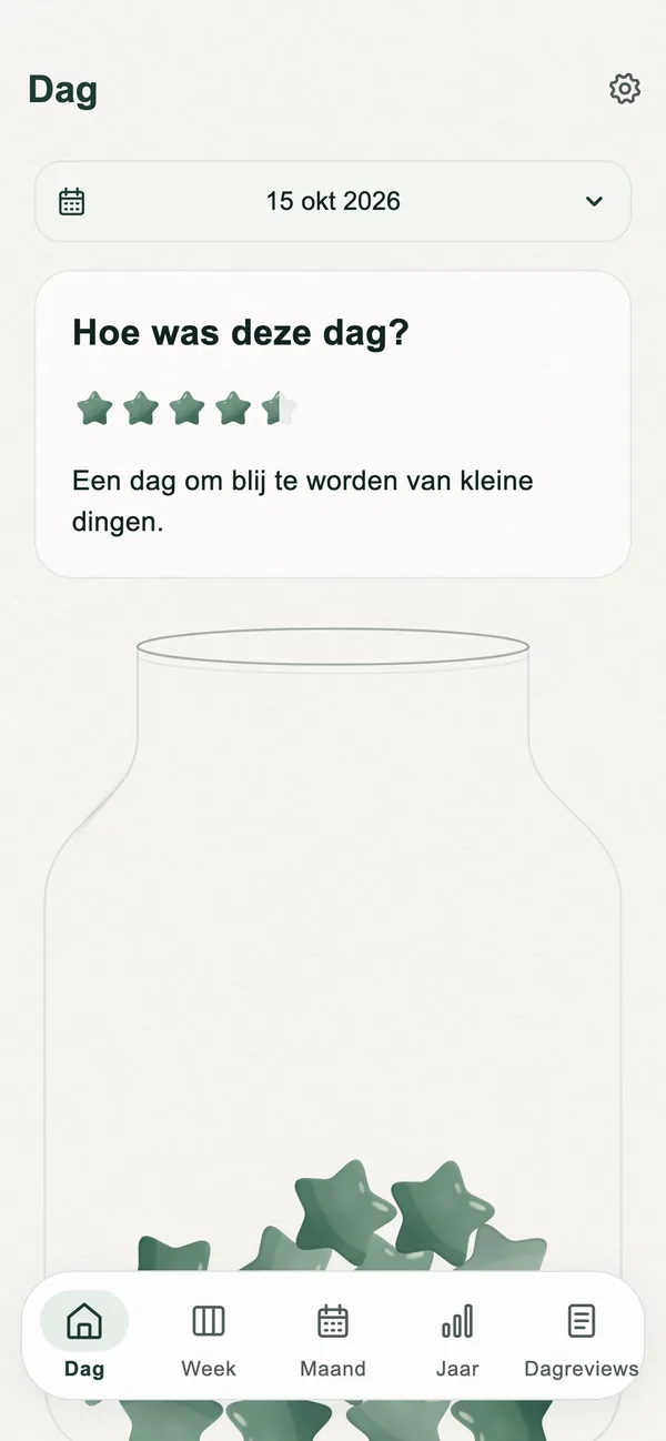 De sterren van vandaag en een paar woorden